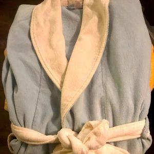 Intimate Essentials light blue bath robe.